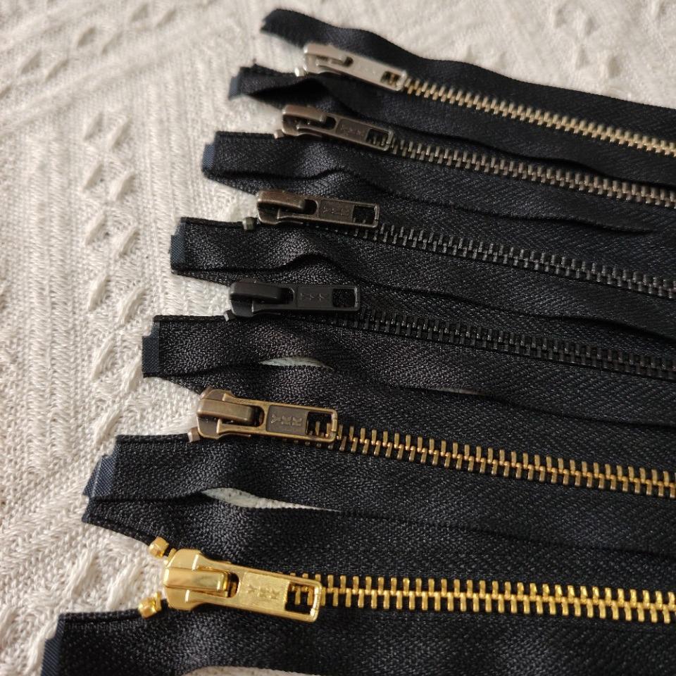YKK Genuine No. 5 Metal Open-End Zipper for Jackets – Multiple Color Options