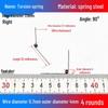 Torsion Spring Steel 0.3-3.0 for 90/180° Clip Trash Can