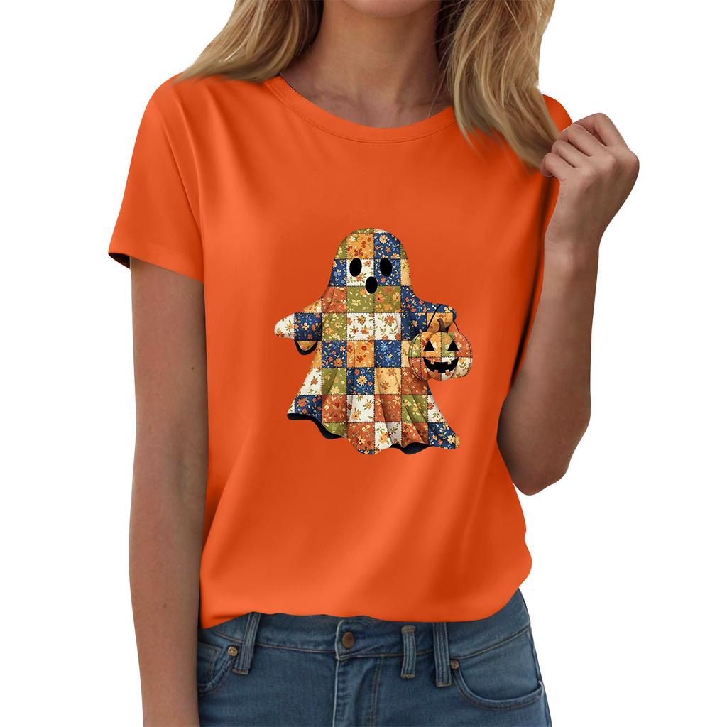 Женские футболки, Женские топы с коротким рукавом, Летняя мода, Повседневные стильные футболки с круглым вырезом, Туники