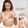 2024 новый большой бюстгальтер с пряжкой спереди для женщин среднего и пожилого возраста, кружевной бюстгальтер без оправы большого размера