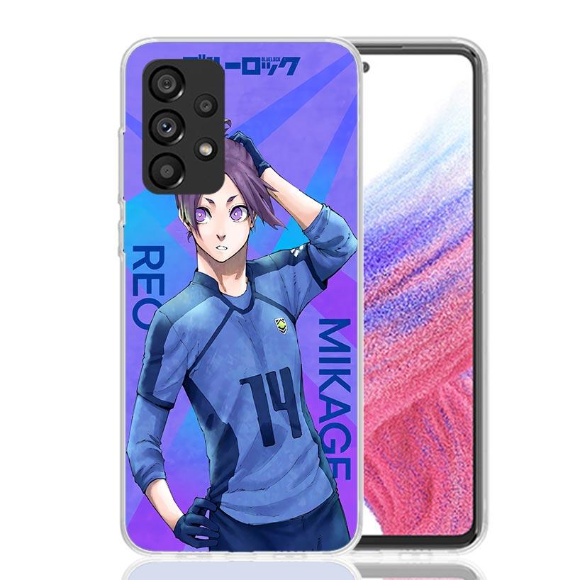 Горячий аниме чехол Blue Lock для Samsung Galaxy A52 A51 A50S A12 A22 A32 A72 A10S A30S A31 A71 Note 20 Ultra 10 Plus S10 Galax