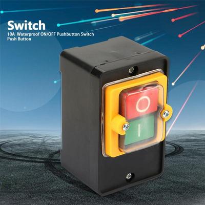 AC220V/380V 10A Водонепроницаемая кнопка включения/выключения