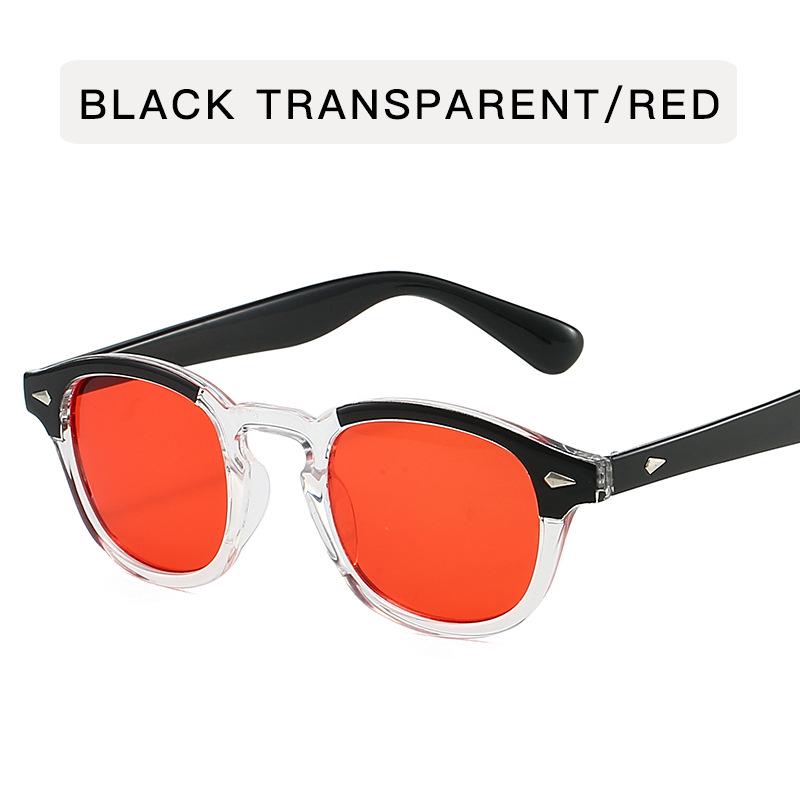 New Ocean Rivet Round Sunglasses – Celebrity-Style European American Retro Shades