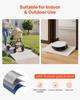 Door Threshold Ramp, 115 mm Rise, Aluminum Alloy Threshold Ramp Rated 363 kg Load Capacity, Handicap Ramps for Home Steps for Wheelchair, Scooters,