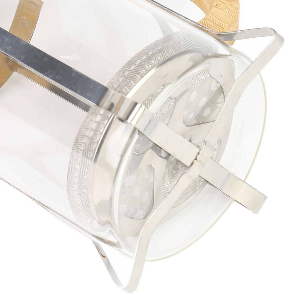 French Press Pot Professional Food Grade Heat Resistant High Borosilicate Glass Coffee Pot for Home Restaurant 1000ml