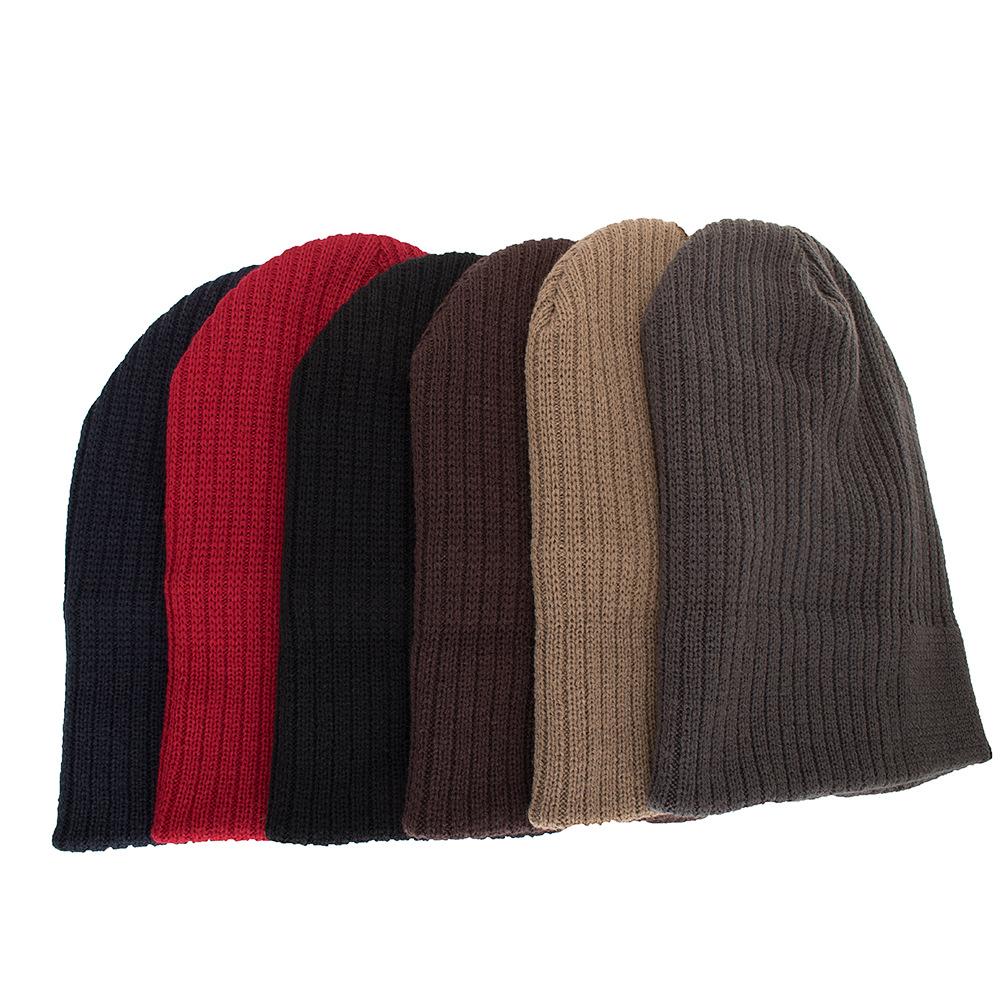 Осень-зима, новый бархатный двусторонний однотонный свитер в вертикальную полоску, вязаная шерстяная шапка