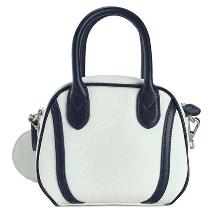 FILA Fashion Casual Versatile PU Composite Leather Shoulder Crossbody Bag Mini Women bags Cloud-Mushroom-White F13W429162FWT