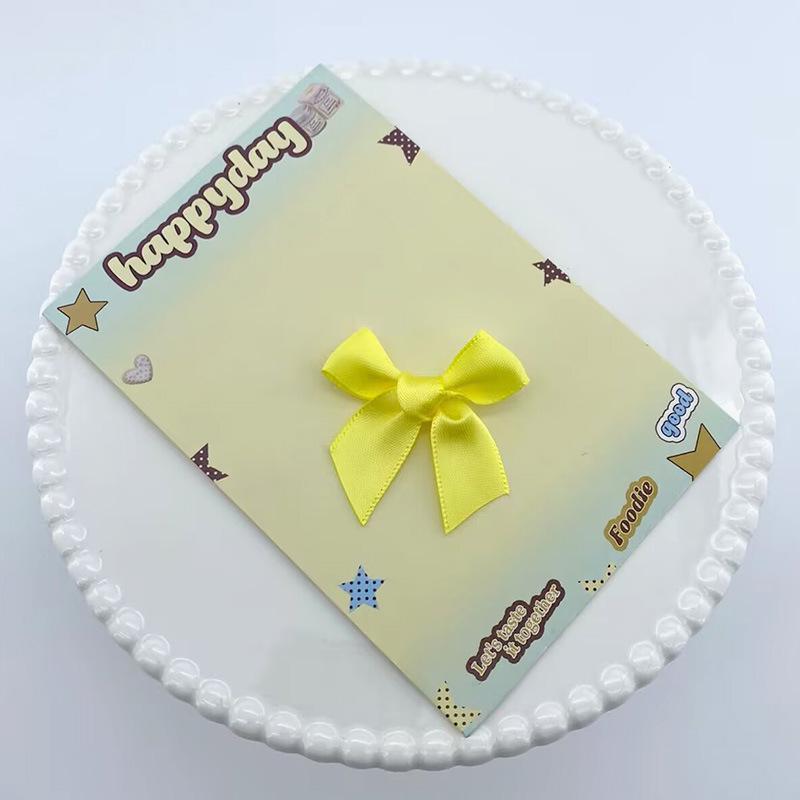 1,5 см Односторонний Полиэстеровый Бант Ручной Работы для Куклы, Плюшевой Подарочной Коробки, Одежды или Аксессуара для Волос