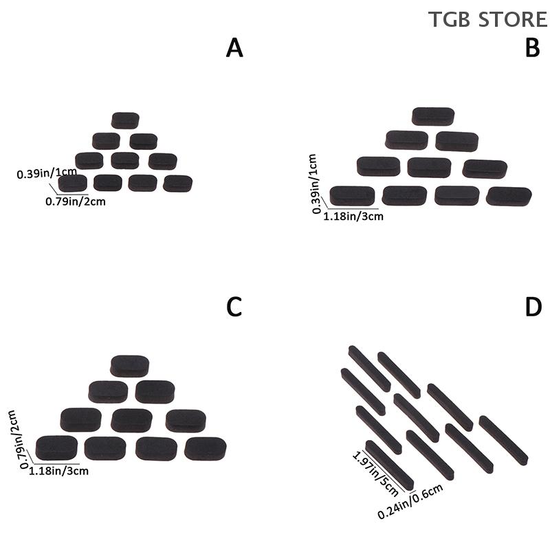 10Pcs M3 EVA Sponge Landing Gear Skids Mat Feet Anti-Vibration Shockproof Sponge Mat For FPV RC Drone Frame Kit For 180 210 250