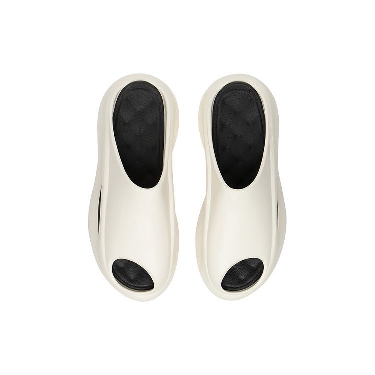 Li Ning Cloud Travel Slay Bounce Trend Бесшумные износостойкие сандалии-слайды унисекс обувь белый черный AZST001-1