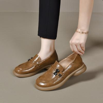 Кожаные туфли Туфли на плоской подошве Туфли-лоферы