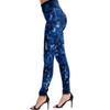 Новые модные женские леггинсы, высокоэластичные дышащие удобные леггинсы с имитацией джинсовой ткани с принтом