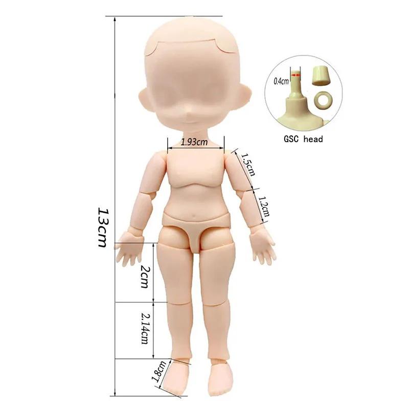 Тело OB11 или голова GSC Розовый/ Нормальный/ Белый/ Кофе Кожа Тело 1/12 Bjd Кукла Аксессуары Наряжать Игрушки Подарок