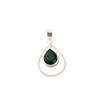 Green Onyx Gemstone 925 Sterling Silver Jewelry Handmade Wedding Pendant For Her PP-49-19