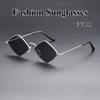 Модные Новые Тренд Личность Маленькая Оправа Металлические Солнцезащитные Очки Хип-Хоп Тренд Стиль Очки Модные Ретро Полная Оправа Солнцезащитные Очки