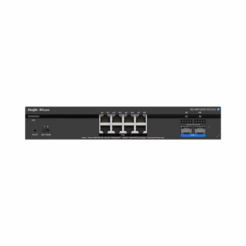 Ruijie RG-NBF3300S-8GT2XS-P Managed L2 Access Switch