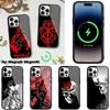 Чехол для телефона с мангой B-Berserk для iPhone 16,15,14,13,12,11,Plus,Pro,Max,Mini, с магнитной беспроводной зарядкой Magsafe