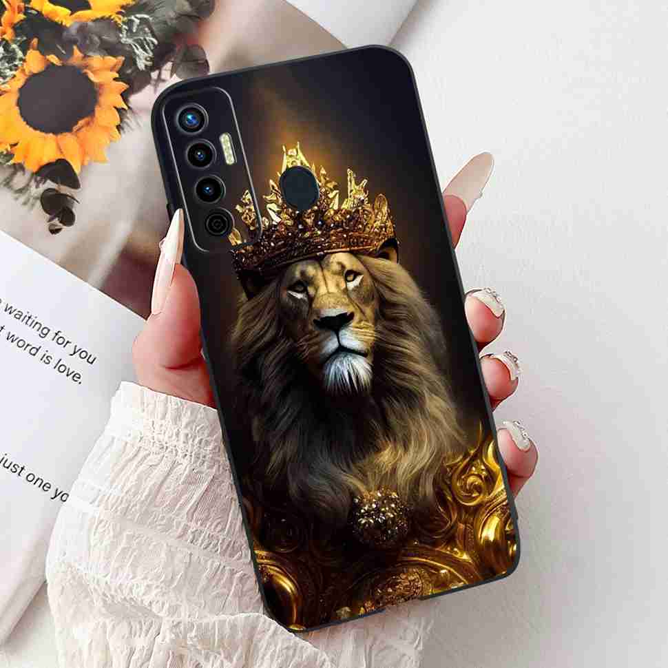 Cute Cat Cover For Tecno Camon 17 Case CG6 CG6j Silicone Soft Protection Shell For Tecno Camon 17 Camon17 Back Cover Casing 6.6"