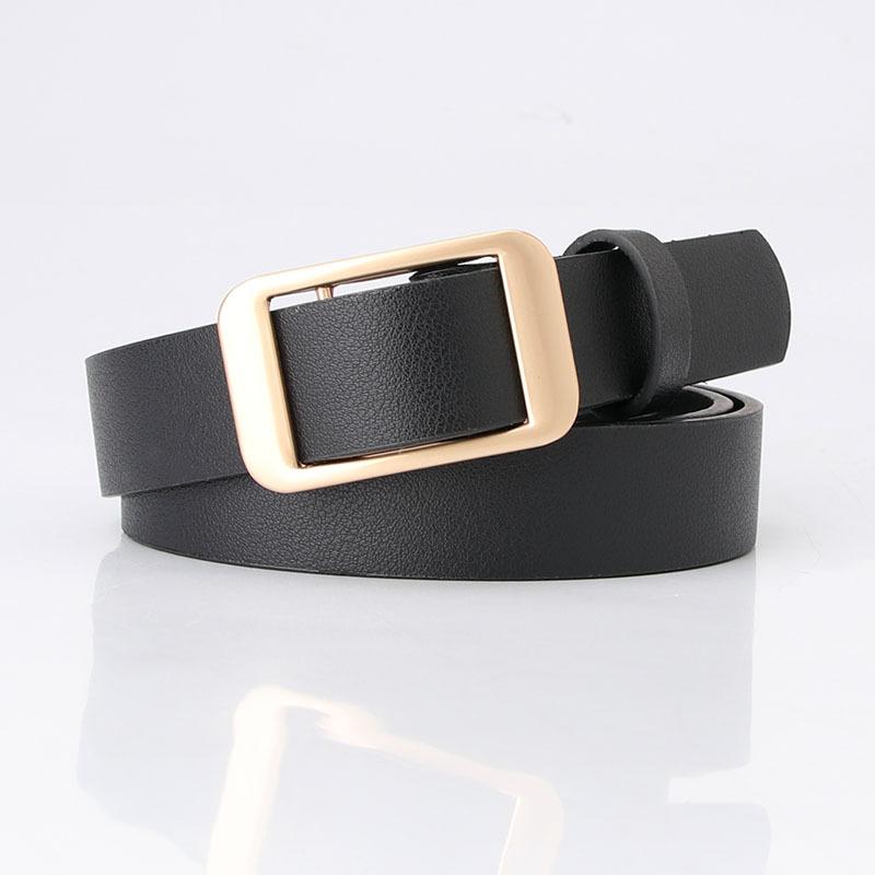 Leather Gold Silver Vintage Waistband Metal Waist Chain Belt Women Ladies Fashion Charm Belt