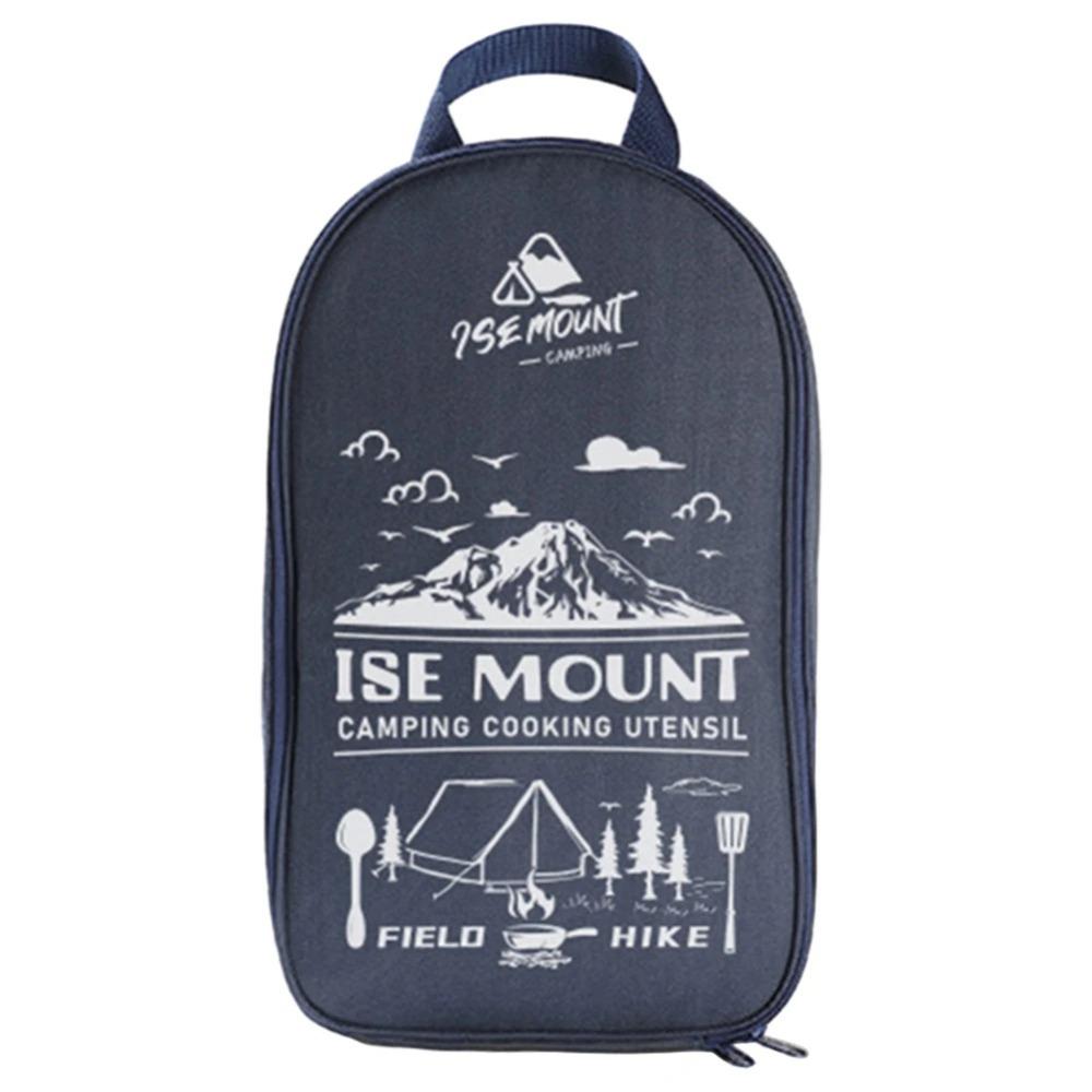 Hiking Utensil Set Storage Bag Picnic BBQ Tableware Organizer 2024 Cookware Carrying Case