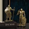 Скандинавский Рыцарь Победы Креативные Смоляные Поделки Офис Кабинет Премиум Декор Винтажный Орнамент Рыцарь в Доспехах