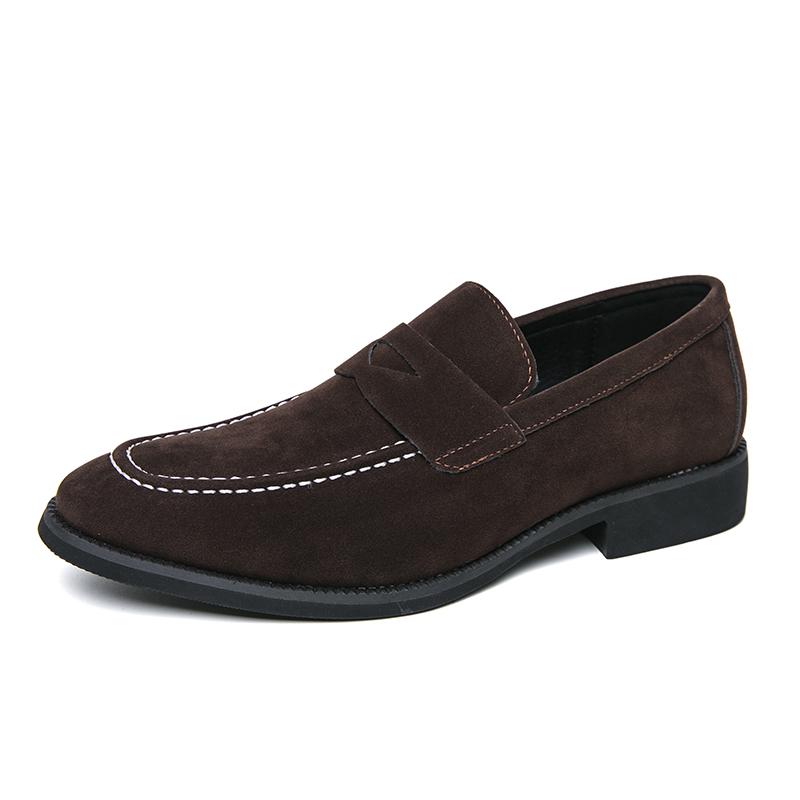 Pointed Men's Loafers Minimalist and Versatile Styles Wedding Party Leisure Business Outdoor Walking Men's Slip On Shoes New