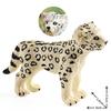 Oenux African Wild Animals Simulation Savage Cheetah Snow Leopard Jaguar Action Figure Figurines PVC Model Educational Kid Toys