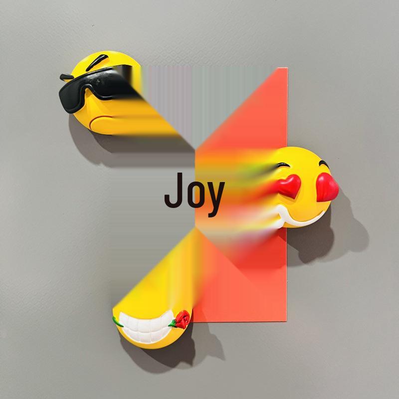 Магнит на холодильник в виде 3D эмодзи сердца - Милый подарок для лучшей подруги 'Я люблю тебя'