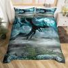 Пододеяльники «Молния» для детей и подростков, размер Queen, легкое одеяло с наполнителем, декор спальни, 2 наволочки, 1 пододеяльник, без одеяла
