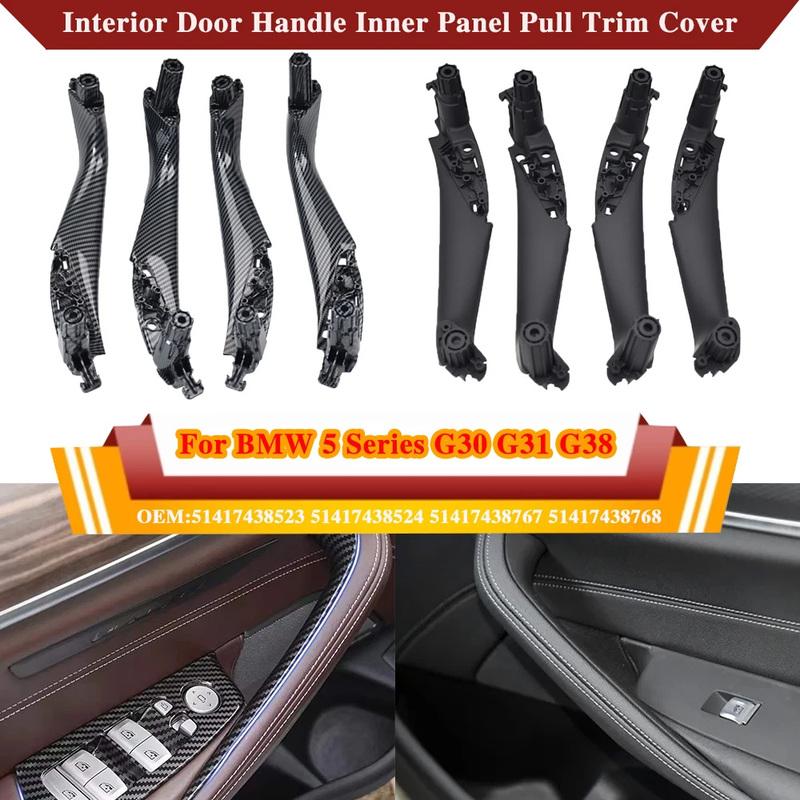 Front Rear Left Right Door Handle Inner Handle Cover Trim Replacement For BMW 5 Series M5 G30 G31 G38 F90 2017- 51417438523