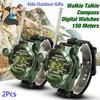 2Pcs 7 In1 Kids Children Toys Gift Outdoor Games Walkie Talkie Girls Boys Watches Interphone