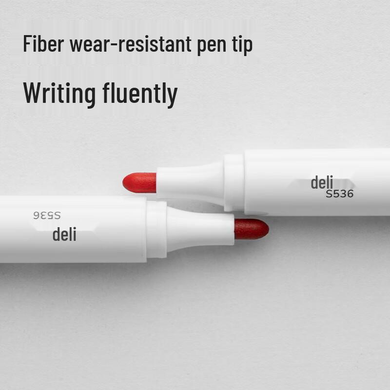 Deli S536 Erasable Whiteboard Marker Pens