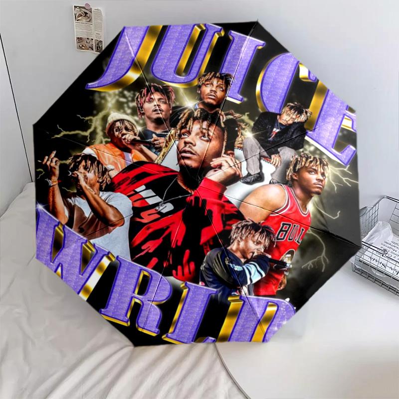 Juice Wrld: Legacy Music Passion Складной зонт Подходит для всех сезонов Портативный для путешествий Зонт от солнца Зонт от солнца