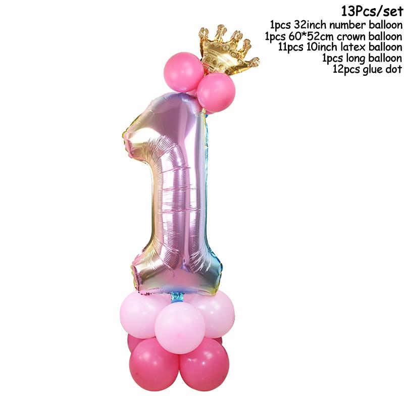 Набор одноразовой посуды для вечеринки в стиле единорога, бумажная тарелка, стакан, салфетка, единорог, воздушные шары, товары для украшения дня рождения для детей и девочек