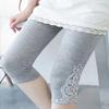 Узкие капри с кружевной строчкой, повседневные укороченные леггинсы на весну и лето, женская одежда