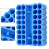 2pcs Bit Holder 32 Holes Bit Hex Shank Organiser Screwdriver Bit Holder Drill For Storage For 6.35MM Shank Storage Box