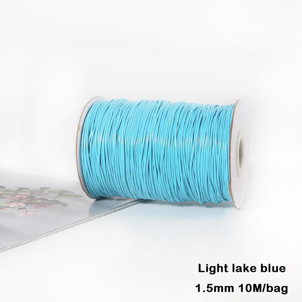 Разноцветные вощеные хлопковые шнуры для макраме, ювелирные бусины, изготовление ювелирных изделий своими руками