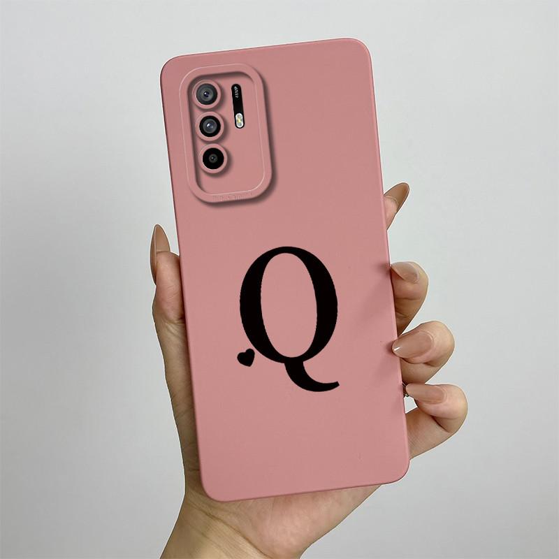 Для oppo A94 5G Чехол OPPO Reno5z Reno 5z F19 Pro Plus Милые Буквы Квадратный Чехол для Телефона CPH2211 CPH2211 Ударопрочная Задняя Крышка