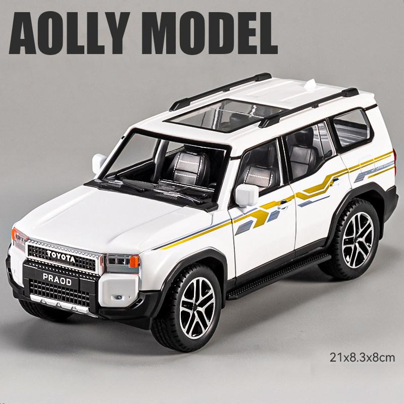 1:24 Toyota Land Cruiser LC80 FJ LC250 Tacoma Tundra Внедорожник SUV Металлический Литой Модель Автомобиля Домашние Модные Украшения Коллекция