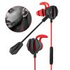 Reduction Headsets Wired with Dual Dynamic Earphones In-Ear Mic