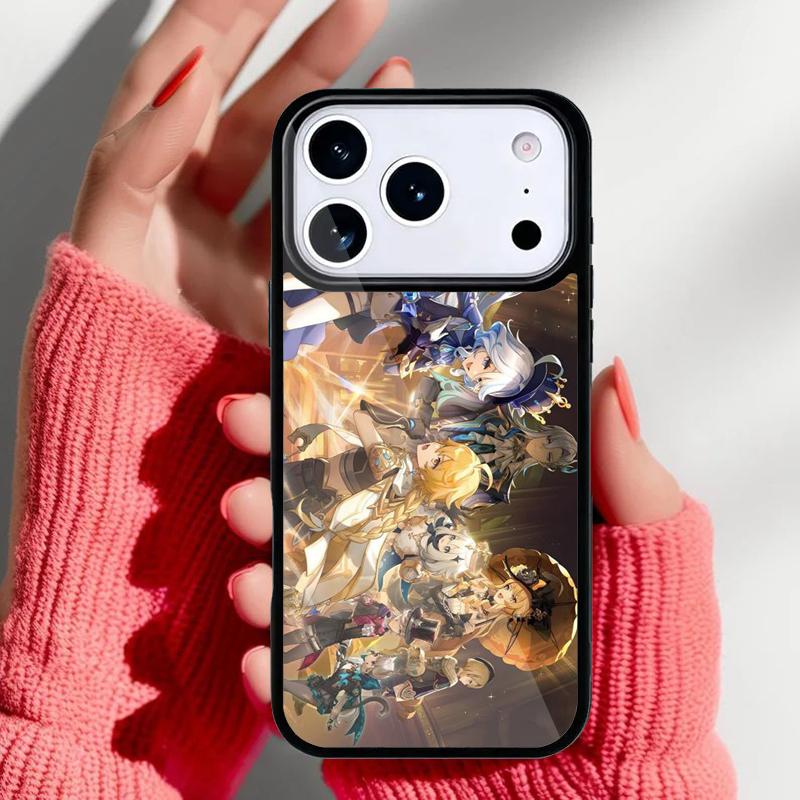 Hot Genshin Impact Game Phone Case for iPhone 17 16 15 14 13 Pro Max Back Cover for 12 11 Pro Coque