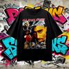 Летняя винтажная футболка с графикой 2Pac All Eyez on Me в стиле хип-хоп, дышащая. Повседневные рубашки с коротким рукавом для взрослых и детей. Y2k