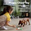 Durable Dog Chew Toys Cute Plush Duck Sound Toy Stuffed Squeaky Animal Squeak Dog Toy Cleaning Tooth Dog Chew Rope Toys