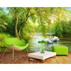 Лебединое озеро 3d фреска лес обои гостиная спальня фон настенная фреска