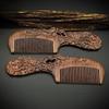 Ручная резьба по сандаловому дереву, расческа