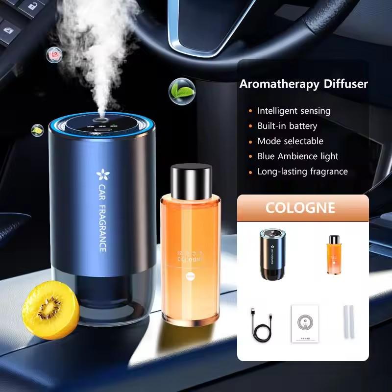 Автомобильный ароматизатор со светодиодной подсветкой Starry Ambient Light 50 мл, одеколон, парфюм, освежитель воздуха для автомобиля, ароматизаторы для автомобилей