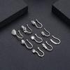 9/12pcs Fake Nose Rings Set Steel Gold Color Faux Body Jewelry Piercing Lot Heart Butterfly Fake Helix Tragus Ear Clip Cuff Bulk