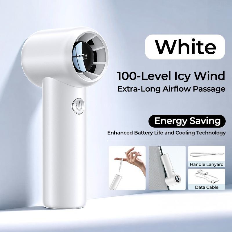 Mini Handheld Fan USB Fast Charging Silent High Speed Air Cooling Portable Personal Fan for Travel Outdoor Activities