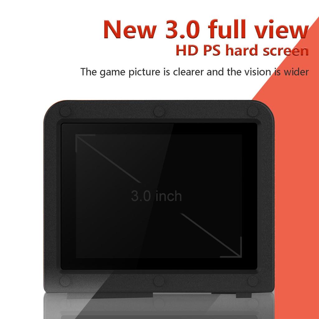 Портативная игровая складная консоль с 3-дюймовым IPS-экраном, открытая система, мини-игровая консоль со встроенными 1500 играми