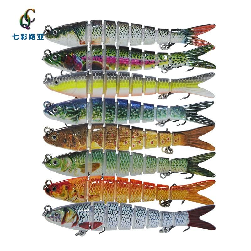 8-Section Bionic Jerkbaits Pike Bass Fishing Long Casting Sinking Hard Lure Set In Multiple Colors